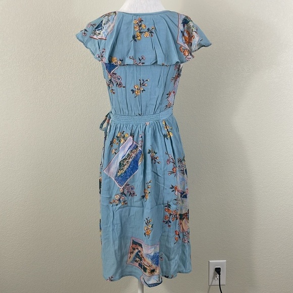 Maeve Anthropologie Rosalia Wrap Dress size 6 - Picture 6 of 8
